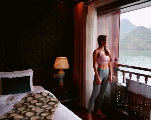 Glowing inside out with @mira.ariya in Sea Legend Cruise <3 
#SealifeGroup #SealifeLegendCruise #HuongHaiSealifeCruise #HalongBayCruise ------------------------
Sealife Cruises
📍 Floor 10th, No 165,Ba Trieu Str., Hanoi, Vietnam
☎️ (+84) 936 995 636 / (+ 84) 906 008 638
✉️ online@sealifegroup.com
🔎 www.sealifegroup.com